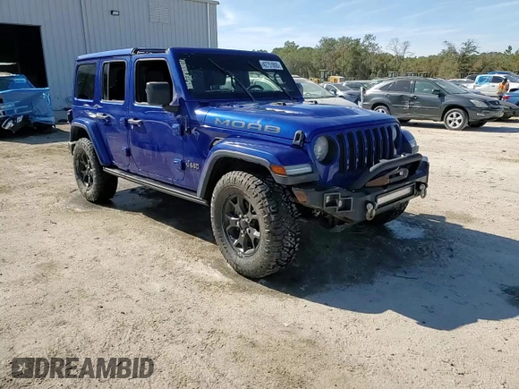 2019 Jeep Wrangler Unlimited Sahara z VIN 1C4HJXEG1KW625568, wystawiony jako Copart lot #42751805 z przebiegiem Nie podano mil oraz Nie do naprawy • Non repairable. Historia ofert i sprzedaży dostępna na DreamBid. Obrazek 13.