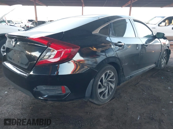 2016 Honda Civic Sedan EX with VIN 19XFC2F75GE002412, listed as a IAAI auction lot 41759751 with 209,582 mi miles. Bid and sale history available at carsss.com. Image 4.