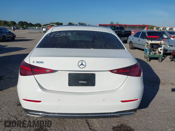 2024 Mercedes-Benz C 300 with VIN W1KAF4GB7RR228867, listed as a IAAI auction lot 41404529 with 9,056 mi miles and . Bid and sale history available at DreamBid. Image 17.