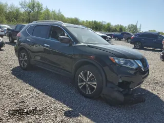 2019 Nissan Rogue SV with VIN JN8AT2MV2KW384610, listed as a Copart auction lot 52043625 with 54,054 mi miles and Salvage Title. Bid and sale history available at carsss.com. Image 4.
