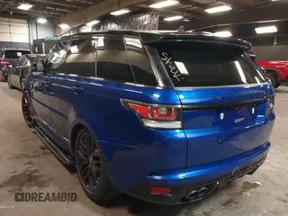 2016 Land Rover Range Rover Sport SVR with VIN SALWZ2EF4GA563946, listed as a IAAI auction lot 37919855 with Not provided miles and . Bid and sale history available at DreamBid. Image 3.