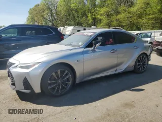 2023 Lexus IS 350 F Sport z VIN JTHGZ1E29P5030517, wystawiony jako Copart lot #53760215 z przebiegiem 36 301 mil mil oraz Szkody całkowita. Historia ofert i sprzedaży dostępna na DreamBid. Obrazek 1.