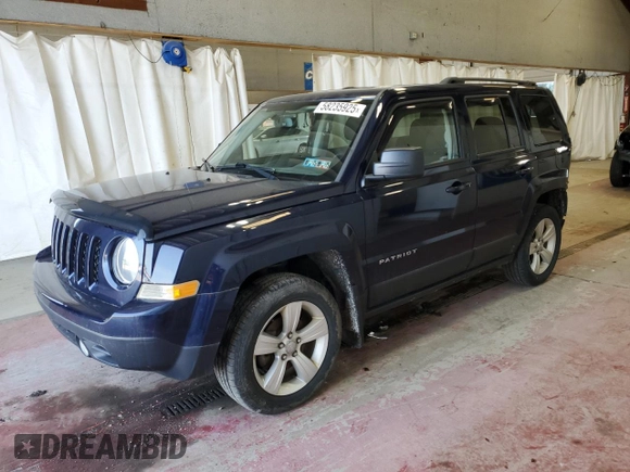 2016 Jeep Patriot High Altitude with VIN 1C4NJRFB7GD786799, listed as a Copart auction lot 58235925 with 97,780 mi miles and Salvage title. Bid and sale history available at DreamBid. Image 1.