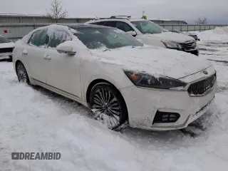 2017 Kia Cadenza Premium with VIN KNALC4J1XH5093477, listed as a Copart auction lot 41526625 with 164,898 mi miles and Non Repairable. Bid and sale history available at carsss.com. Image 4.