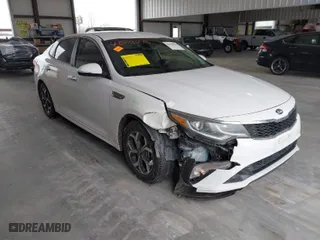 2019 Kia Optima LX with VIN 5XXGT4L37KG320078, listed as a IAAI auction lot 41598649 with 128,439 mi miles. Bid and sale history available at carsss.com. Image 6.