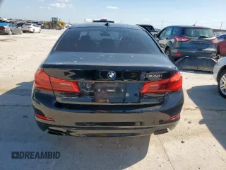 2017 BMW 5 Series 540i with VIN WBAJE5C33HG913814, listed as a Copart auction lot 53142865 with 71,822 mi miles and Salvage title. Bid and sale history available at DreamBid. Image 6.