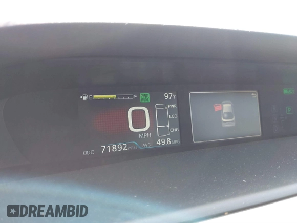 2020 Toyota Prius L Eco z VIN JTDKARFU1L3117772, wystawiony jako IAAI lot #40077005 z przebiegiem 71 892 mil mil oraz . Historia ofert i sprzedaży dostępna na DreamBid. Obrazek 7.