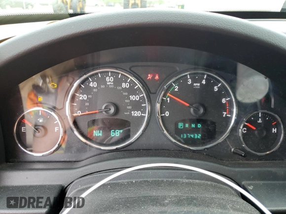 2012 Jeep Liberty Sport z VIN 1C4PJMAK4CW146311, wystawiony jako Copart lot #56643515 z przebiegiem 137 432 mil mil oraz Szkoda całkowita • Salvage title. Historia ofert i sprzedaży dostępna na DreamBid. Obrazek 9.