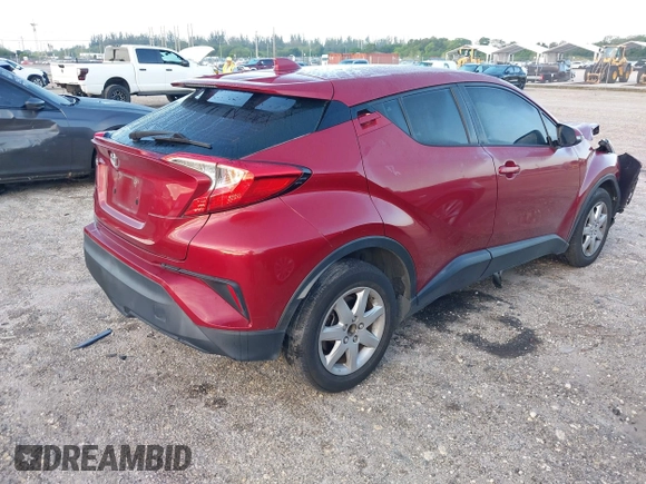 2019 Toyota C-HR XLE with VIN NMTKHMBX1KR070401, listed as a IAAI auction lot 42000335 with 45,643 mi miles. Bid and sale history available at carsss.com. Image 4.