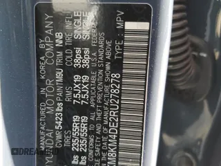 2024 Hyundai Ioniq 5 SE z VIN KM8KM4DE2RU278278, wystawiony jako Copart lot #47047935 z przebiegiem 7 829 mil mil oraz Szkoda całkowita • Salvage title. Historia ofert i sprzedaży dostępna na DreamBid. Obrazek 13.