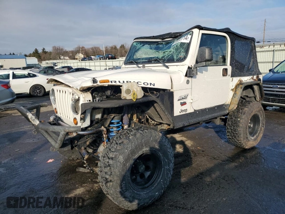 2005 Jeep Wrangler Rubicon with VIN 1J4FA69S05P306428, listed as a Copart auction lot 86441714 with 74,174 mi miles and Salvage Title. Bid and sale history available at carsss.com. Image 1.