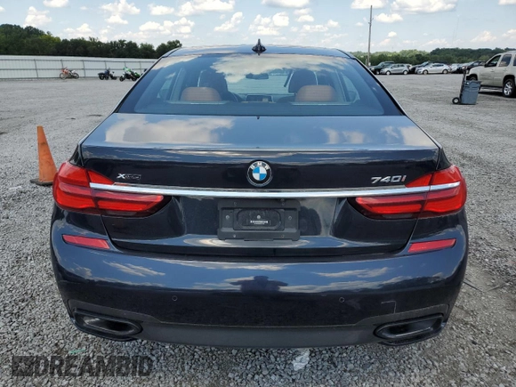 2019 BMW 7 Series 740i xDrive with VIN WBA7E4C50KGV70120, listed as a Copart auction lot 67268954 with 39,639 mi miles and Salvage Title. Bid and sale history available at DreamBid. Image 6.