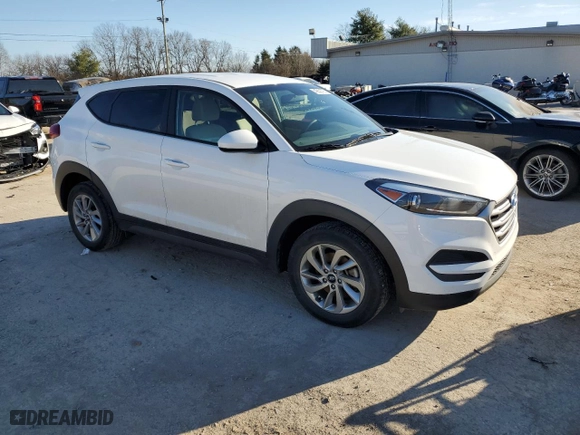 2018 Hyundai Tucson SE with VIN KM8J23A40JU808341, listed as a Copart auction lot 42802795 with 46,639 mi miles and Salvage Title. Bid and sale history available at carsss.com. Image 4.