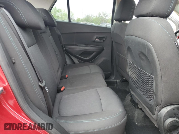 2015 Chevrolet Trax LT with VIN KL7CJRSB3FB117918, listed as a Copart auction lot 54357805 with 54,579 mi miles and Salvage Title. Bid and sale history available at carsss.com. Image 11.