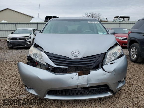 2013 Toyota Sienna LE with VIN 5TDJK3DCXDS053540, listed as a Copart auction lot 50945915 with 210,251 mi miles and Salvage Title. Bid and sale history available at carsss.com. Image 5.