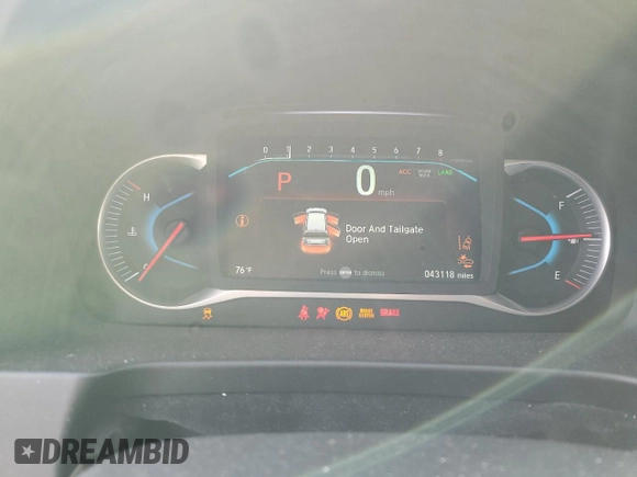 2021 Honda Pilot EX-L with VIN 5FNYF5H56MB033235, listed as a Copart auction lot 43137215 with 43,118 mi miles and Salvage Title. Bid and sale history available at DreamBid. Image 9.