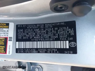 2020 Toyota Avalon Limited with VIN 4T1DZ1FB2LU053877, listed as a IAAI auction lot 41725361 with 24,552 mi miles. Bid and sale history available at carsss.com. Image 9.