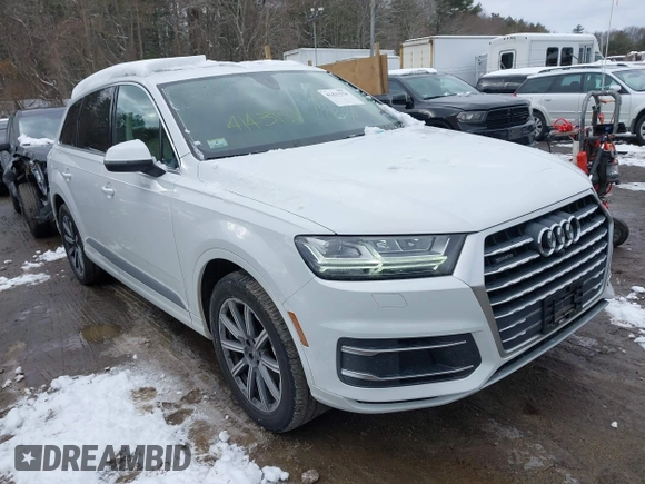 2019 Audi Q7 Premium Plus with VIN WA1LHAF78KD043829, listed as a IAAI auction lot 41431554 with 72,146 mi miles and . Bid and sale history available at DreamBid. Image 1.