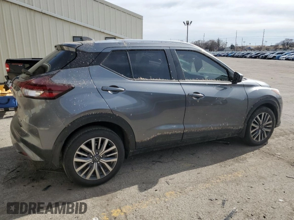 2024 Nissan Kicks SV z VIN 3N1CP5CV2RL486939, wystawiony jako Copart lot #50203245 z przebiegiem 23 608 mil mil oraz Nie do naprawy • Non repairable. Historia ofert i sprzedaży dostępna na DreamBid. Obrazek 3.