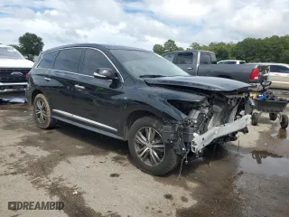2019 Infiniti QX60 PURE with VIN 5N1DL0MMXKC559235, listed as a Copart auction lot 72116684 with 72,752 mi miles and Salvage Title. Bid and sale history available at carsss.com. Image 4.