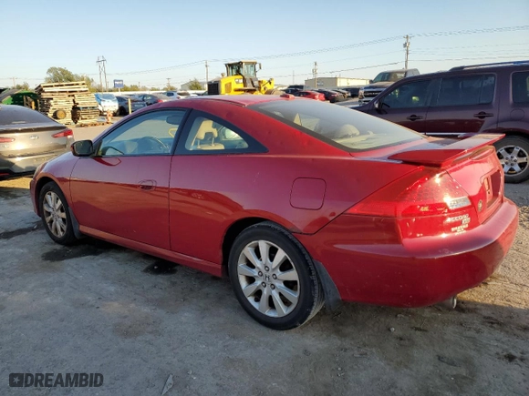 2007 Honda Accord Cpe EX-L with VIN 1HGCM82627A006342, listed as a Copart auction lot 73827234 with NaN miles and Salvage Title. Bid and sale history available at carsss.com. Image 2.