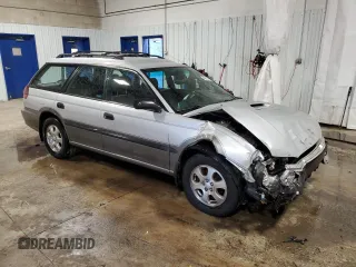1999 Subaru Legacy Outback with VIN 4S3BG6852X7622611, listed as a Copart auction lot 46237695 with 137,366 mi miles and Salvage title. Bid and sale history available at DreamBid. Image 4.