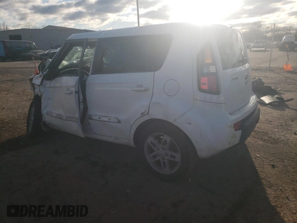 2011 Kia Soul + with VIN KNDJT2A20B7712378, listed as a Copart auction lot 71808414 with 0 mi miles and Salvage Title. Bid and sale history available at carsss.com. Image 2.