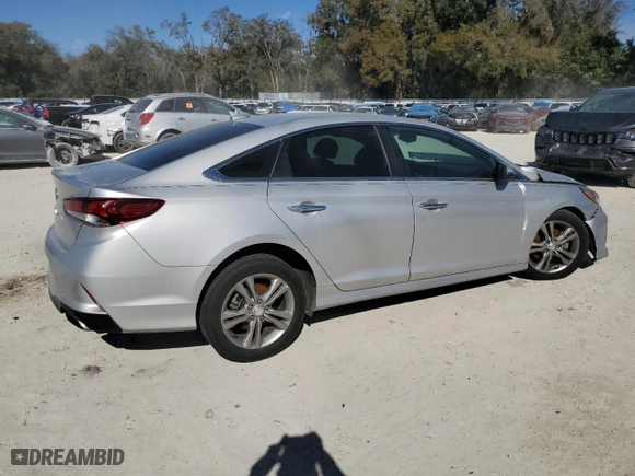 2018 Hyundai Sonata SEL with VIN 5NPE34AF0JH613599, listed as a Copart auction lot 47275905 with 61,581 mi miles and Salvage Title. Bid and sale history available at carsss.com. Image 3.