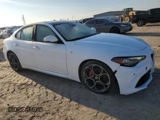 2022 Alfa Romeo Giulia Ti with VIN ZARFAMBNXN7654757, listed as a Copart auction lot 71640024 with 42,418 mi miles and Salvage Title. Bid and sale history available at carsss.com. Image 4.