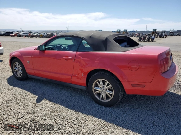 2009 Ford Mustang with VIN 1ZVHT84N895112458, listed as a Copart auction lot 52880595 with 166,456 mi miles and Salvage title. Bid and sale history available at DreamBid. Image 2.