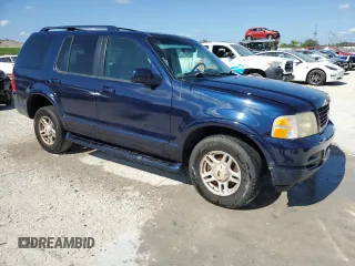 2002 Ford Explorer XLT with VIN 1FMZU63EX2UA80369, listed as a Copart auction lot 52621215 with 245,368 mi miles and Salvage Title. Bid and sale history available at DreamBid. Image 4.
