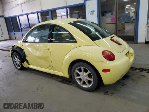 2001 Volkswagen Beetle GLS z VIN 3VWCS21C41M417502, wystawiony jako Copart lot #43071515 z przebiegiem 169 634 mil mil oraz Szkoda całkowita • Salvage title. Historia ofert i sprzedaży dostępna na DreamBid. Obrazek 2.