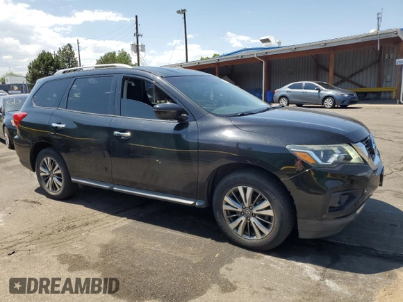 2019 Nissan Pathfinder SV with VIN 5N1DR2MM1KC576581, listed as a Copart auction lot 62909385 with 103,195 mi miles and Clean title. Bid and sale history available at DreamBid. Image 4.
