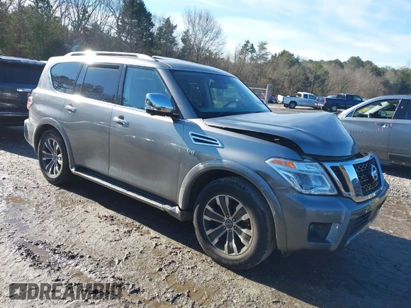 2020 Nissan Armada SV with VIN JN8AY2ND6L9107451, listed as a IAAI auction lot 41440162 with 101,737 mi miles. Bid and sale history available at carsss.com. Image 1.
