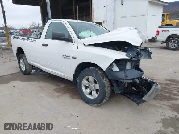 2017 Ram 1500 Tradesman z VIN 3C6JR6DT0HG654593, wystawiony jako IAAI lot #41602413 z przebiegiem 38 215 mil mil oraz . Historia ofert i sprzedaży dostępna na DreamBid. Obrazek 1.