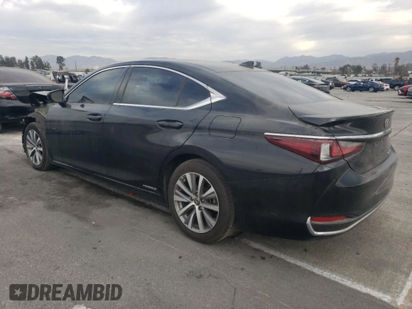 2021 Lexus ES with VIN 58ACA1C18MU003753, listed as a Copart auction lot 83847384 with 0 mi miles and Salvage Title. Bid and sale history available at carsss.com. Image 2.