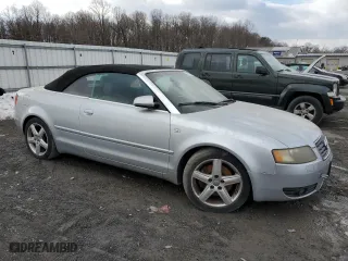 2003 Audi A4 3.0L with VIN WAUAT48H93K014420, listed as a Copart auction lot 43073325 with 98,421 mi miles and Salvage Title. Bid and sale history available at carsss.com. Image 4.