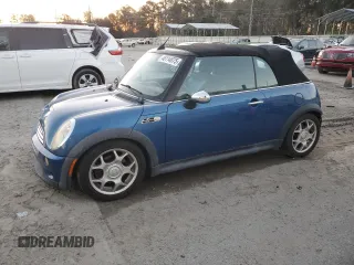 2006 MINI Convertible S with VIN WMWRH33526TL93206, listed as a Copart auction lot 46114075 with 60,526 mi miles and Salvage Title. Bid and sale history available at DreamBid. Image 1.