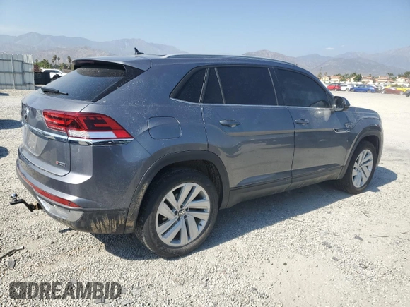 2022 Volkswagen Atlas SE with VIN 1V2HE2CA5NC212448, listed as a Copart auction lot 60375345 with 84,919 mi miles and Salvage title. Bid and sale history available at DreamBid. Image 3.