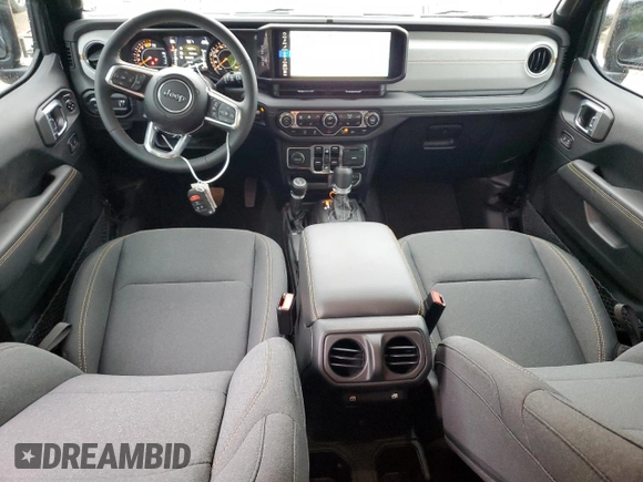 2024 Jeep Wrangler Sahara with VIN 1C4PJXEG5RW345092, listed as a Copart auction lot 59493845 with 669 mi miles and Clean title. Bid and sale history available at DreamBid. Image 8.