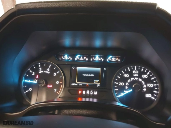 2019 Ford F-150 XL with VIN 1FTEW1E53KKE41188, listed as a IAAI auction lot 41777412 with 97,447 mi miles. Bid and sale history available at carsss.com. Image 7.
