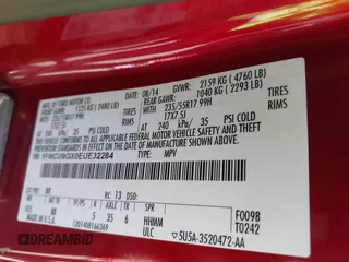 2014 Ford Escape SE с VIN 1FMCU9GX0EUE32284, выставлен на аукционе IAAI как лот 40659494 с пробегом 179 460 миль миль и . История ставок и продаж доступна на DreamBid. Изображение 9.