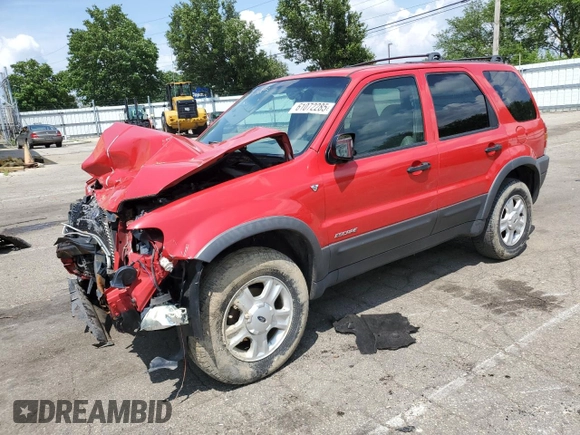 2002 Ford Escape XLT Choice с VIN 1FMYU03152KC71778, выставлен на аукционе Copart как лот 61072285 с пробегом Не указан миль и Списание • Salvage title. История ставок и продаж доступна на DreamBid. Изображение 1.