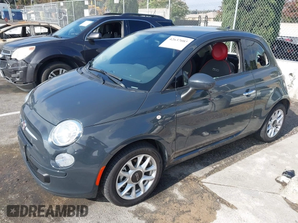 2017 FIAT 500 Pop with VIN 3C3CFFKR3HT700124, listed as a IAAI auction lot 42637085 with 67,628 mi miles and . Bid and sale history available at DreamBid. Image 2.