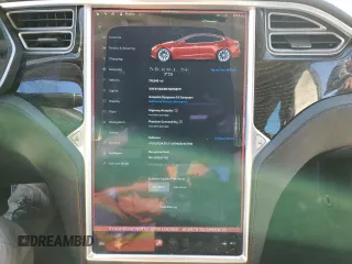 2016 Tesla Model S 70 with VIN 5YJSA1E17GF159171, listed as a Copart auction lot 57258495 with 119,849 mi miles and Salvage title. Bid and sale history available at DreamBid. Image 9.