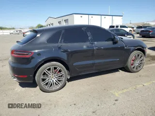 2015 Porsche Macan Turbo with VIN WP1AF2A5XFLB92557, listed as a Copart auction lot 54129055 with 113,058 mi miles and Salvage title. Bid and sale history available at DreamBid. Image 3.