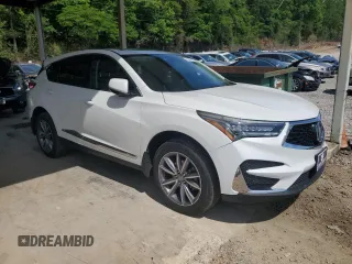 2021 Acura RDX Technology with VIN 5J8TC1H56ML009947, listed as a Copart auction lot 55653275 with 55,533 mi miles and Salvage title. Bid and sale history available at DreamBid. Image 4.