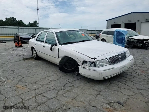 2004 Mercury Grand Marquis LS Premium with VIN 2MEFM75W34X667347, listed as a Copart auction lot 61209224 with 129,345 mi miles and Salvage Title. Bid and sale history available at carsss.com. Image 10.