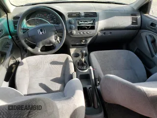 2001 Honda Civic LX with VIN JHMES15501S001759, listed as a Copart auction lot 51538465 with 312,818 mi miles and Salvage Title. Bid and sale history available at carsss.com. Image 8.