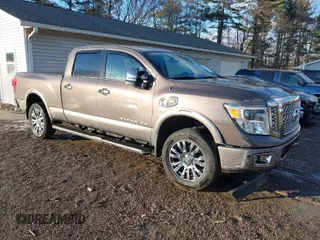 2017 Nissan Titan XD PRO-4X with VIN 1N6BA1F46HN514324, listed as a IAAI auction lot 41429008 with 173,828 mi miles. Bid and sale history available at carsss.com. Image 1.